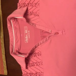 Lady Hagen sleeveless pink golf shirt size S